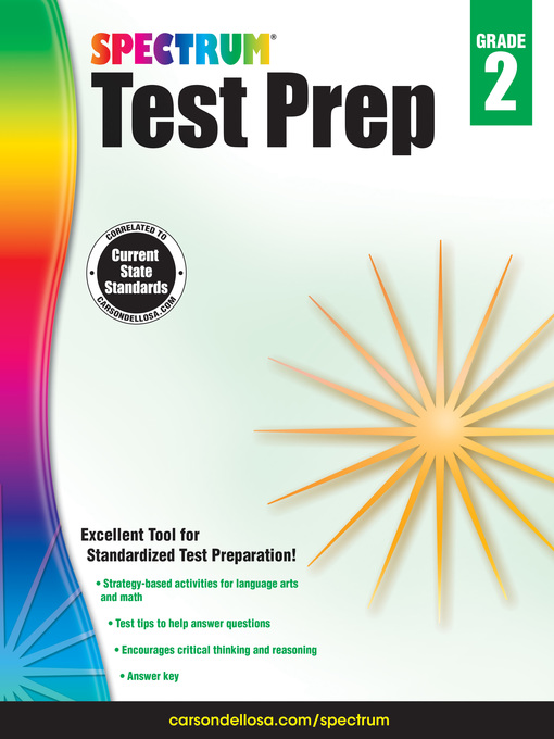 Title details for Spectrum Test Prep, Grade 2 by Spectrum - Available